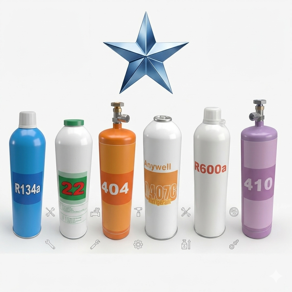 Refridgrator Gases in 1KG All Brand