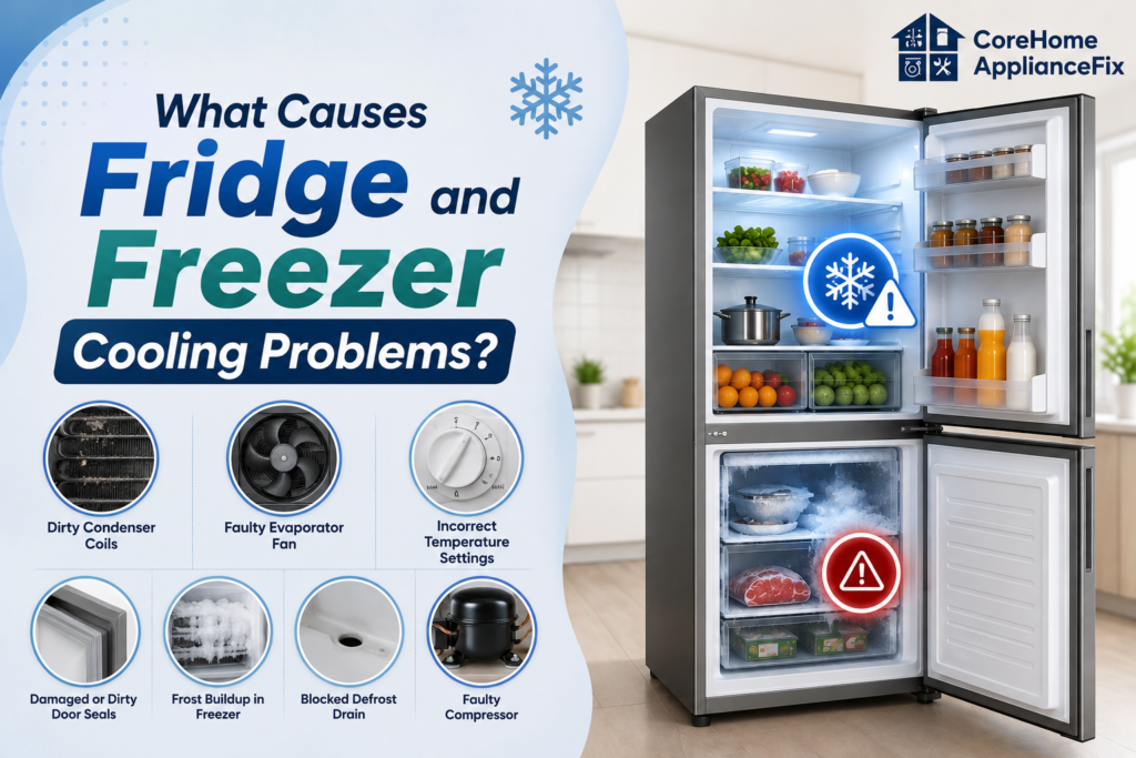 What Causes Fridge and Freezer Cooling Problems?