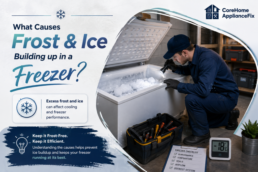 What Causes Frost and Ice Building up in a Freezer?