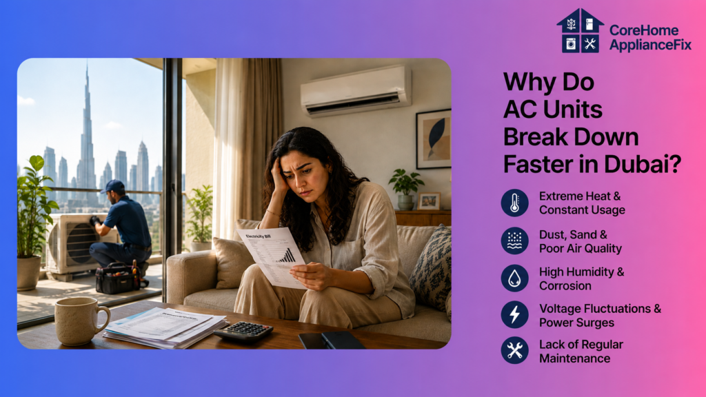 Why Do AC Units Break Down Faster in Dubai?