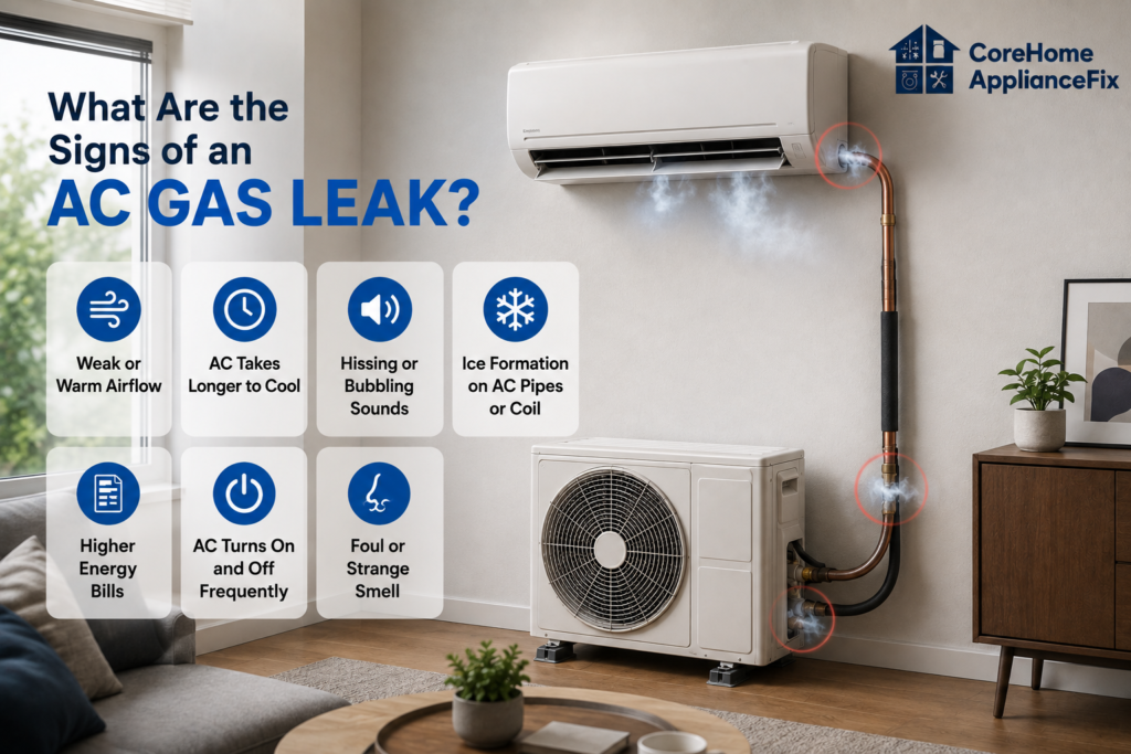 What Are the Signs of an AC Gas Leak?