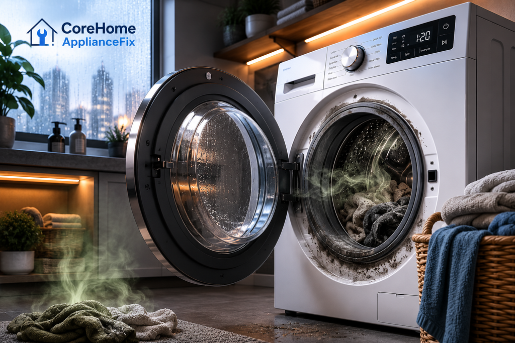 Why Does a Front-Load Washing Machine Smell Musty?